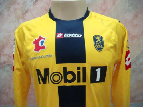 Camisa Futebol Sochaux Montbeliare França Lotto Jogo 2411