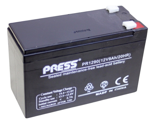 Bateria Recargable  12v 9a Marca Press