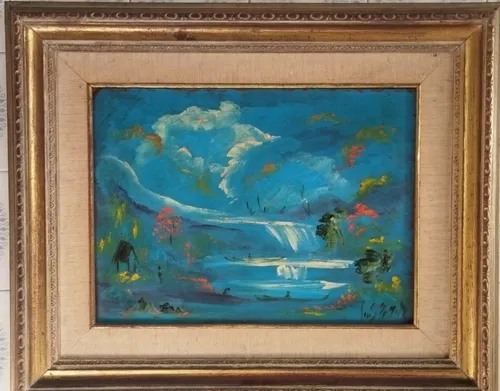 comprar Oleo Sobre Masonite De Luis Ordaz Reconocido Pintor Venezola