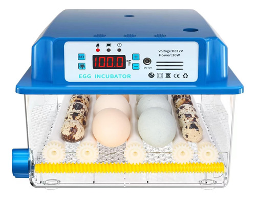 Incubadoras De Huevos De 16 Huevos Con Volteador Automático