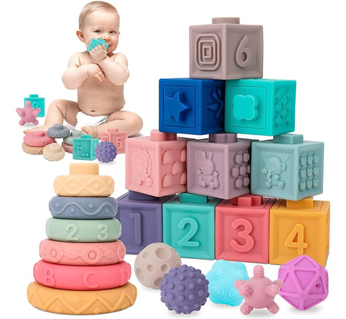 ~? Umyqaq Baby Toys 6-12 Months, 3 In 1 Montessori Toys For 