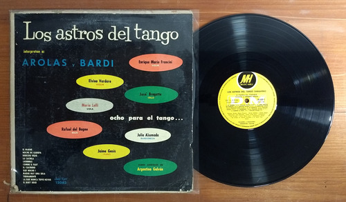 Los Astros Del Tango Interpretan A Arolas Y Bardi Disco Lp