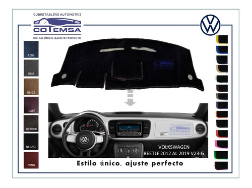 Cubretablero Automotriz Volkswagen Beetle 2012 Al 2019