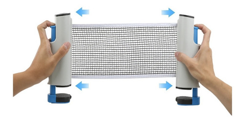 Imagen 1 de 7 de Red Ping Pong Con Soporte Ajustable Retráctil Extensible