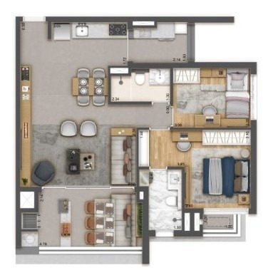 Imagem 15 de 15 de Apartamento À Venda No Bairro Vila Matilde - São Paulo/sp - O-16510-29706
