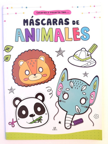 Libro Infantil Mascaras De Animales