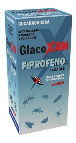 Insecticida Mosquitos, Cucarachas Fiprofeno Glacoxan X 250cc
