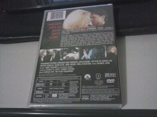 DVD original de Michael Douglas Fatal Attraction (sellado)
