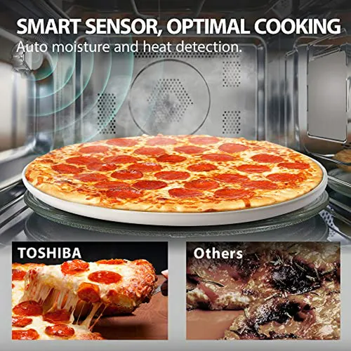 Horno Microondas Toshiba 4-en-1 Ml-ec42p(ss), Sensor Intelig