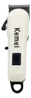 Recortadora Kemei KM-809A blanca y negra