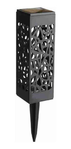 Luminária Solar Retangular Led Branco Quente