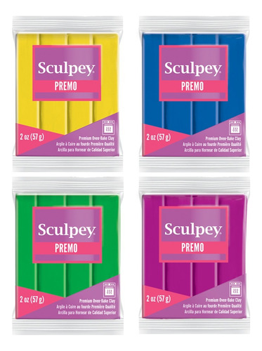 Arcilla Polimerica Sculpey 57g Pack 5u Colores A Elegir