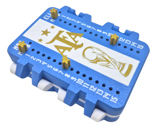 Caja Para Cartas De Truco Afa Selección Argentina 3d Makeme Azul Y Blanco
