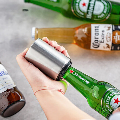 Destapador Magnético Para Botellas Cerveza Refresco Acero