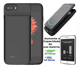 Capa Capinha Case P/ iPhone 14 13 12 Max Carregador Bateria