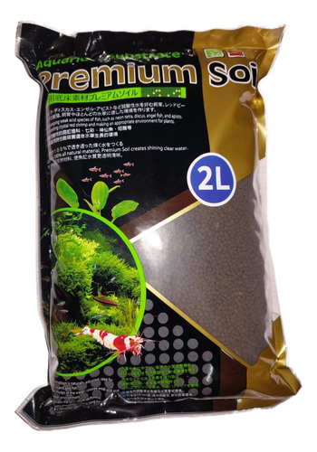 Sustrato Premium Ista Soil Fino 2litros Acuarios Mascopeces