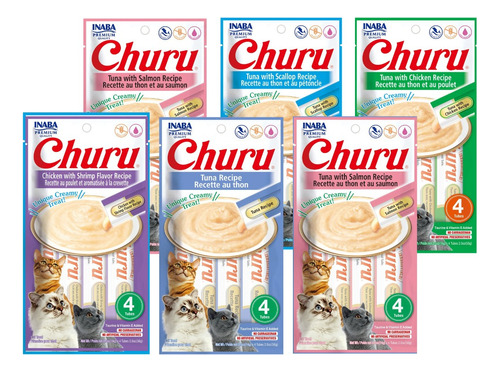 Churu Gatos - Pack De 6