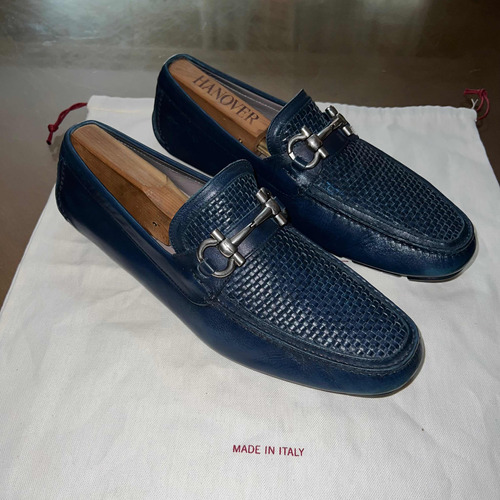 Zapatos Salvatore Ferragamo Originales Azules