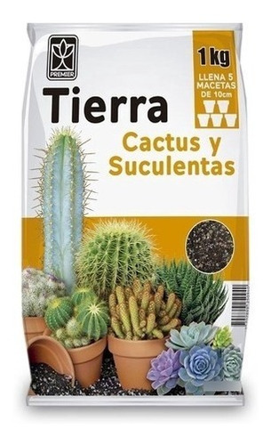 Sustrato Abono Tierra De Cactus Y Suculentas X 1 Kg