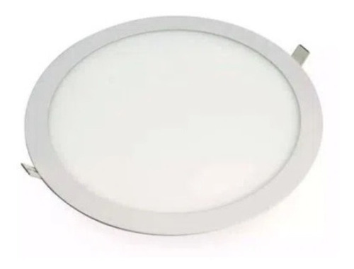 Lampara Led Panel 24w Tipo Spot Plana Empotrar Redonda Fria 