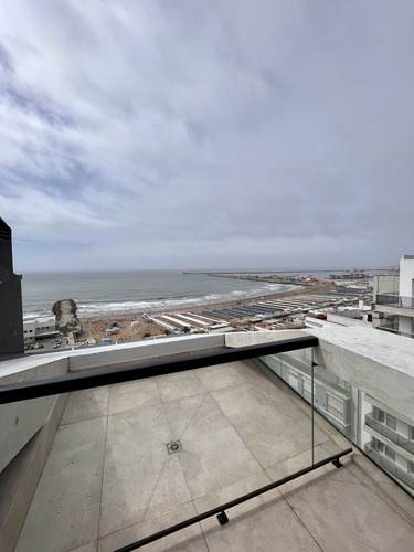 Duplex 3  Ambientes Con Terraza Propia Y Vista Plena Al Mar