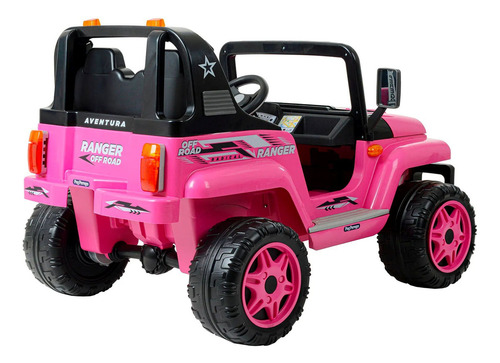 Carro Elétrico Infantil Jipe Ranger Rosa Peg Perego 12v