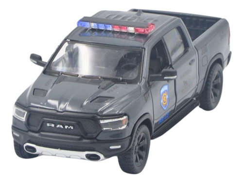 Dodge Ram 1500 2019 Policia Gris - Escala 1:46
