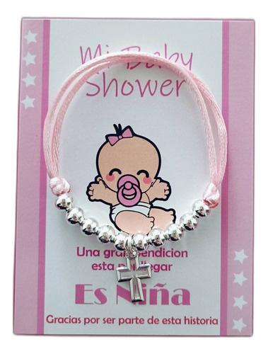 20 Pulseras Decenario Recuerdo De Baby Shower