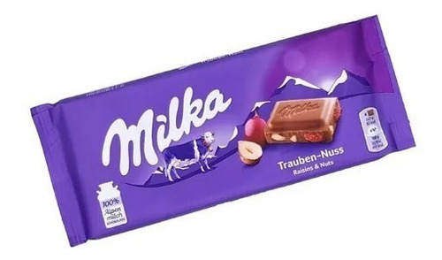 Chocolate Milka 100g Poster Importado