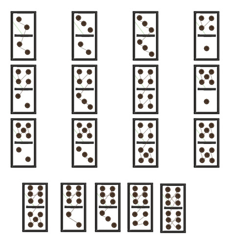 Matrices P/ Maquinas De Bordar Juegos Didacticos / Domino