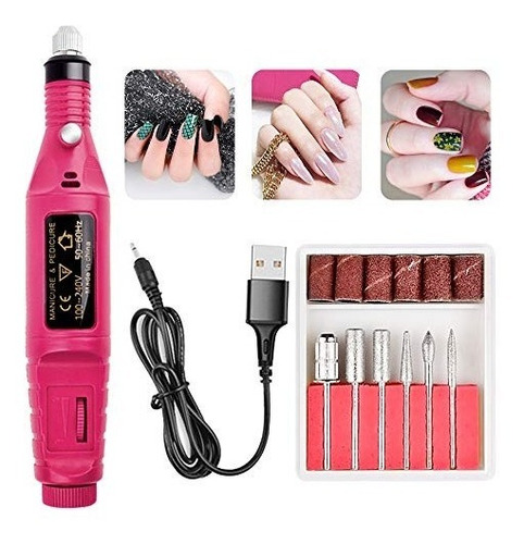 Set Torno De Uñas Manicure Y Pedicure - Pulidor Eléctrico