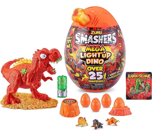 Dino Smashers Mega Huevo Gigante Brontosaurio 28cm De Altura
