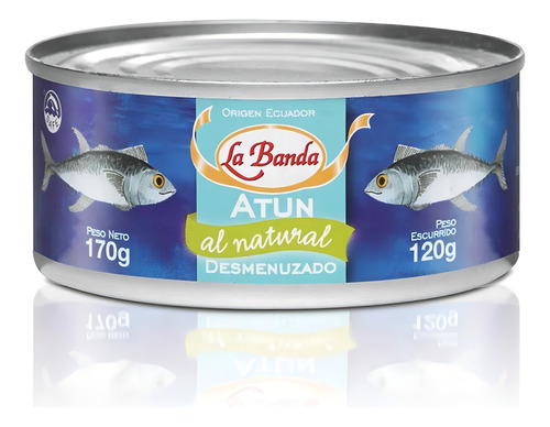 Atun La Banda Desmenuzado Al Natural 170 Gramos