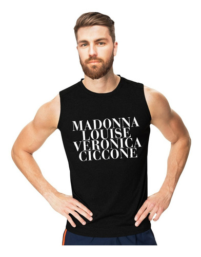 Madonna Louise Ciccone Playera Sin Mangas Tank Top Gym 
