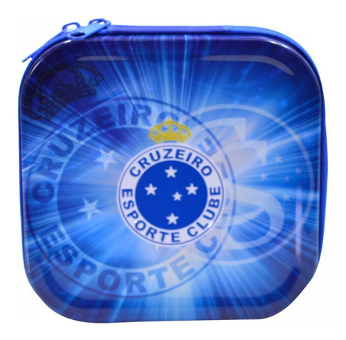 Porta Cd De Metal Para 24 Cds Oficial Do Cruzeiro Licenciado