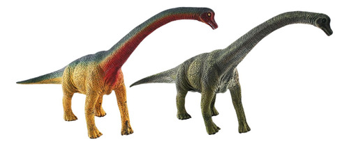 Figuras De Dinosaurios De 2 Piezas, Modelo De Regalo De