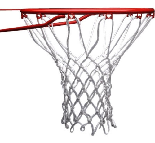 Imagen 4 de 7 de Red Basquet Profesional Ideal Uso Exterior Filtro Uv Basket - Resiste Agua Y Sol - Reglamentaria