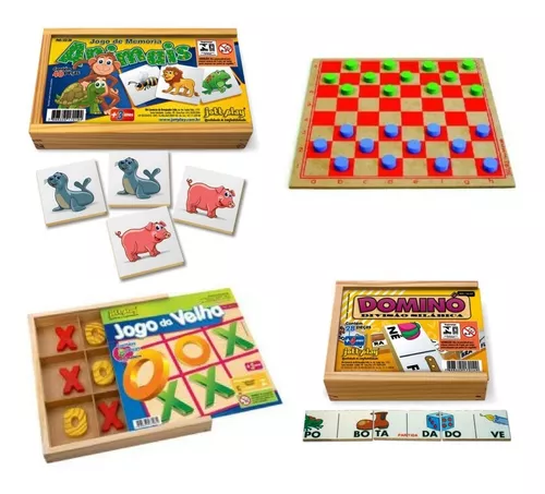 Jogo de Damas (24 pedras) - JottPlay - Compre brinquedos educativos online