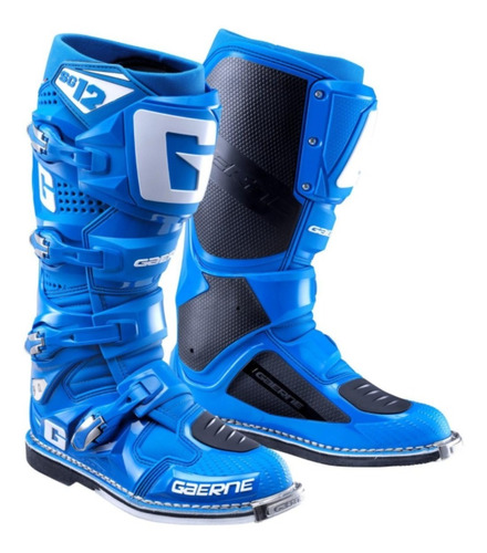 Bota Trilha Motocross Gaerne Sg12 Solid Azul