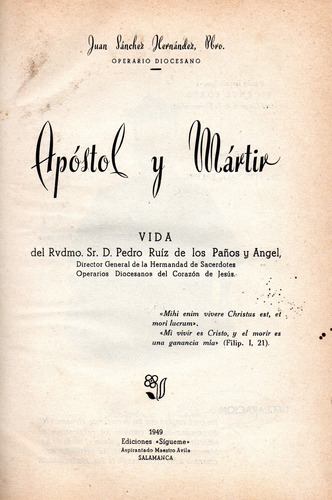 Unionlibros | Apóstol Y Mártir - Pedro Ruíz De Los Paños 855