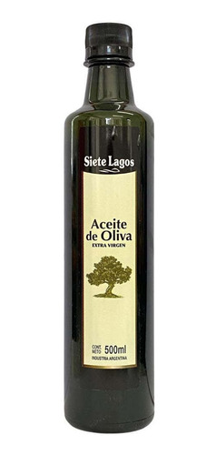 Aceite De Oliva Extra Virgen Siete Lagos 500 Ml.
