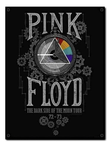 #1650 - Cuadro Decorativo Vintage Pink Floyd Dark Side Rock