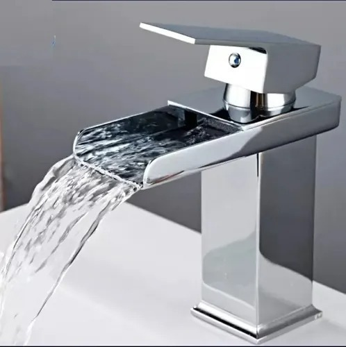 Llave Griferia Monomando Lavamanos Cascada Moderna