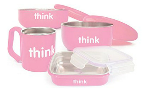 Set De Alimentación Thinkbaby (rosa)