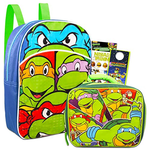 Adolescente Mutante Tortugas Ninja Mini Mochila Con T6jrz