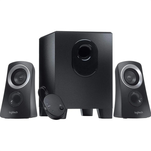 Logitech Z313, Altavoces 2.1 De Sonido Potente Y Equilibrado Voltaje 110v Color Negro