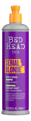 Tigi Serial Blonde Purple Toning Shampoo Silver Chico 3c