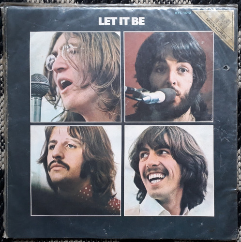 Lp The Beatles Let It Be Mono 1970 Monaural Repress 1972 (Usado)