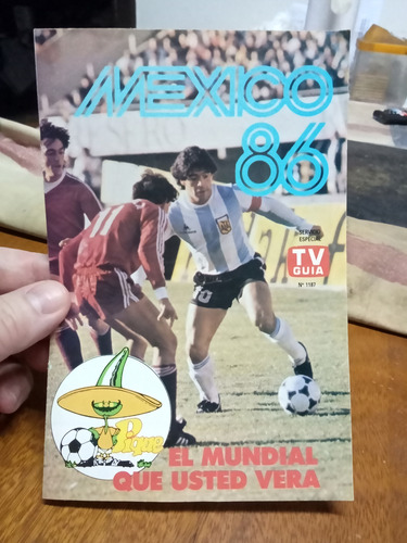 Suplemento Tv Guía Fixture Mundial México 86 Sin Escribir. (Usado)