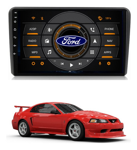 Estereo De Pantalla Android - Ford Mustang 2000 2004